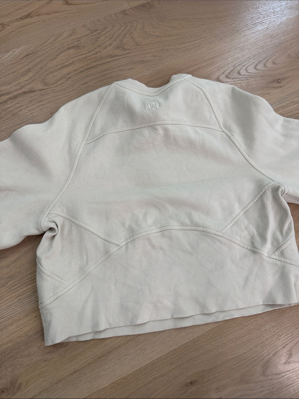 lululemon athletica Cream Crewneck with Raised Logo - Picture 6 of 6